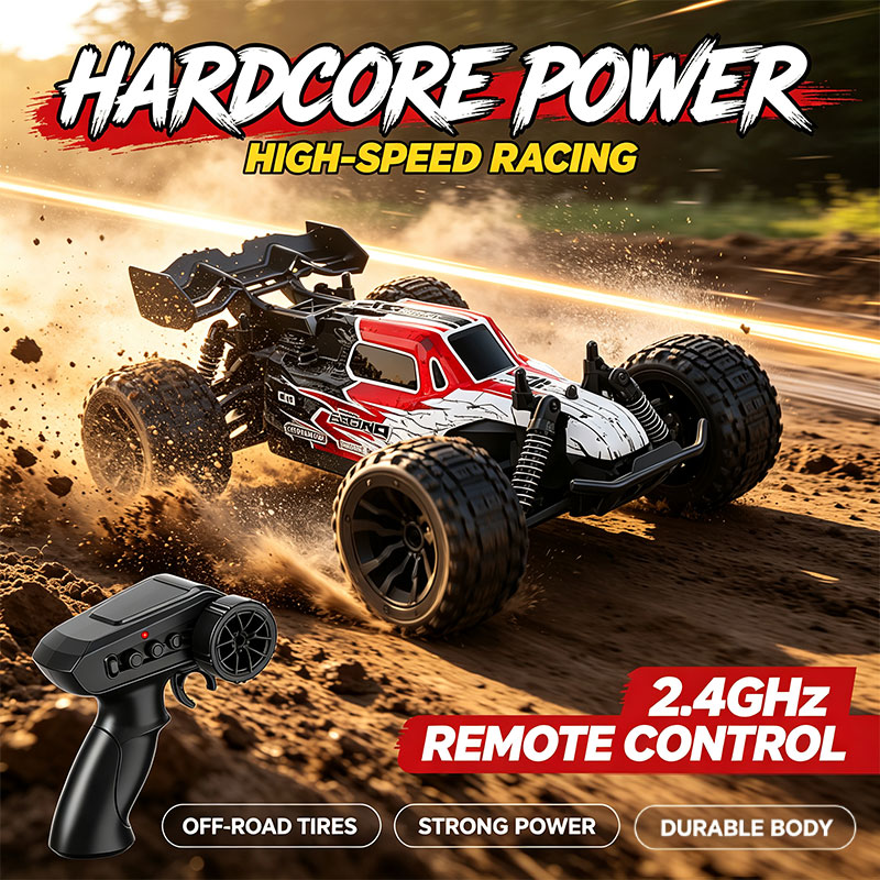 Rc Hobby Grade Monster Truck - RC Car 20KM/H High Speed 4WD