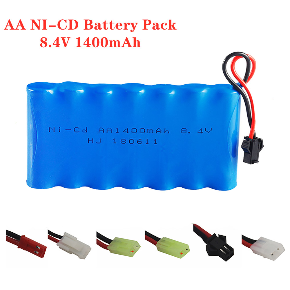 Rc Hobby Hub - 8.4V 1400Mah Ni-Cd Bộ Pin Sạc