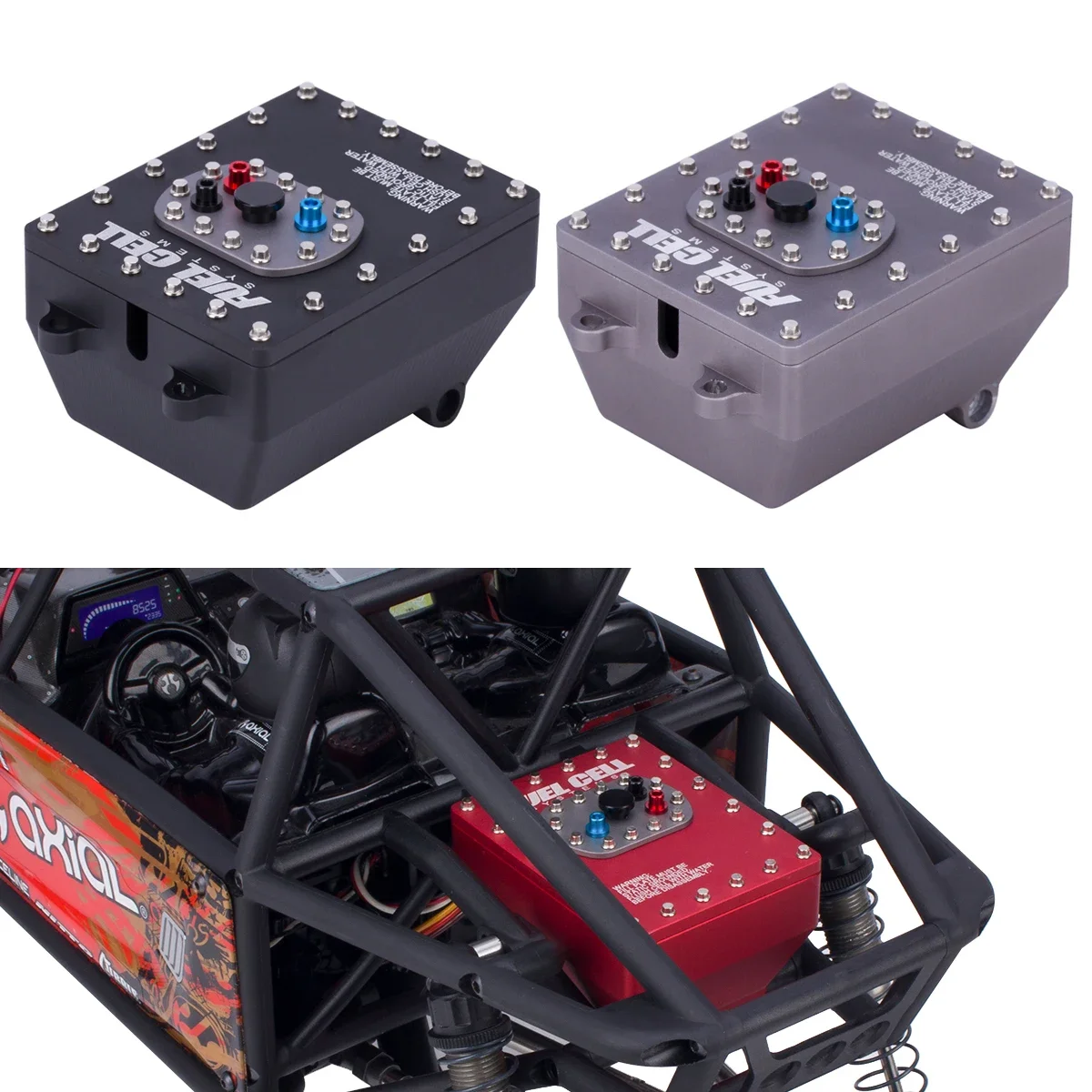 Rc Hobby Products - 1Pcs Aluminum 1/10 Scale Fuel Cell