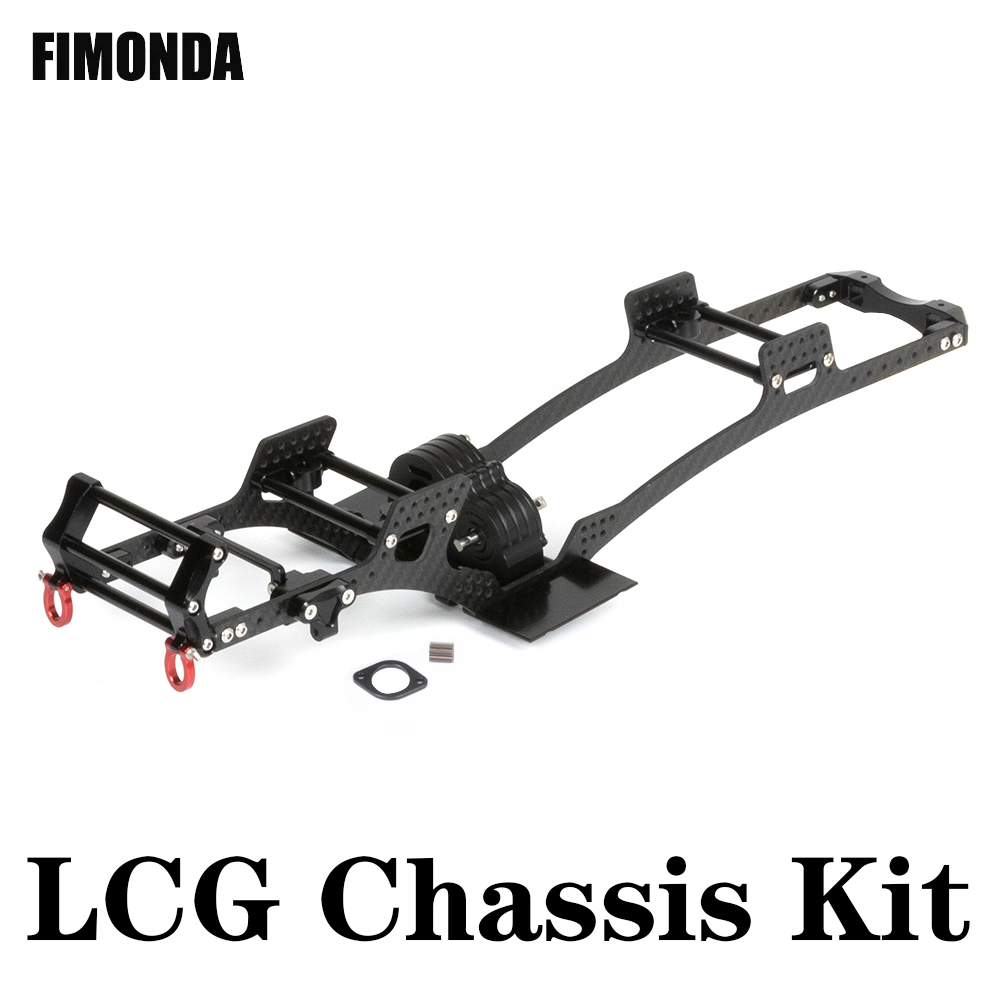 Rc Crawler 4X4 - Carbon Sợi LCG Chassis Kit Khung
