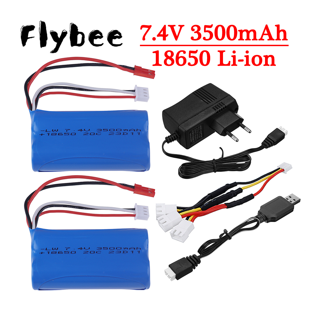 Rc Hobby Hub - Upgraded 3000mAh to 3500mAh 7.4V 18650