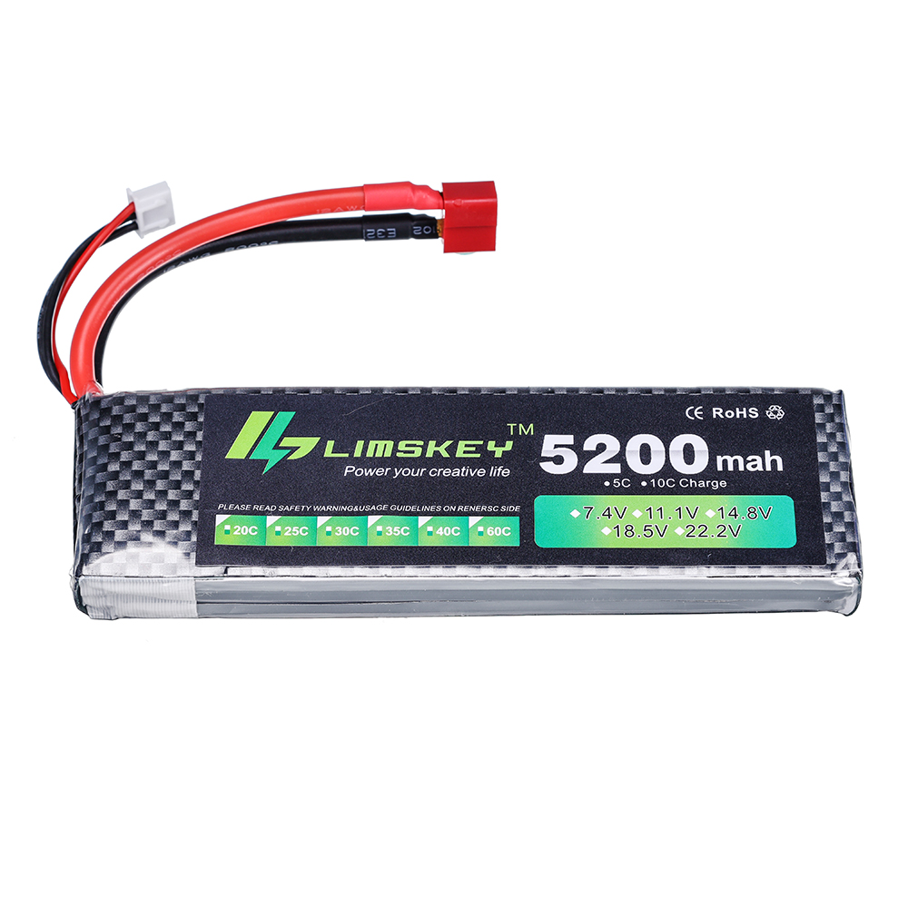 Limskey Power battery 7.4V 520 - đánh giá và giá Rc Hobby Hub