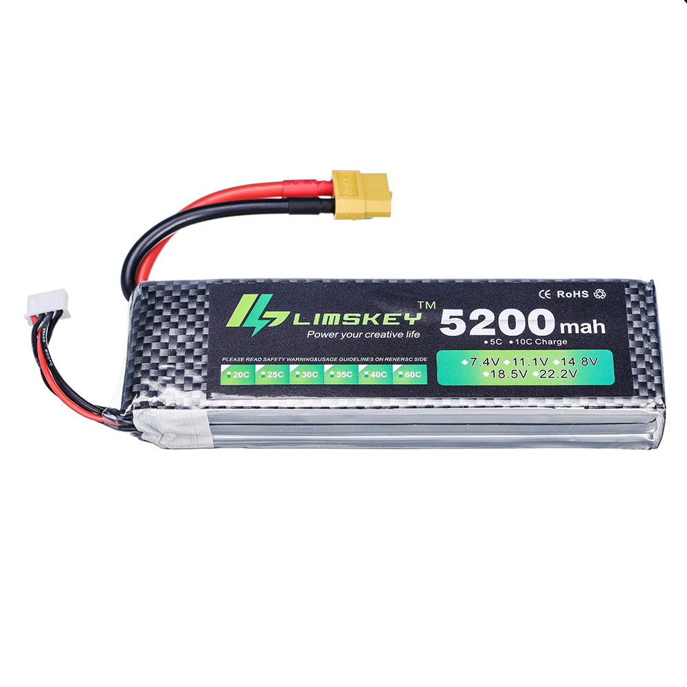 Limskey Power battery 7.4V 520 - đánh giá và giá Rc Hobby Hub
