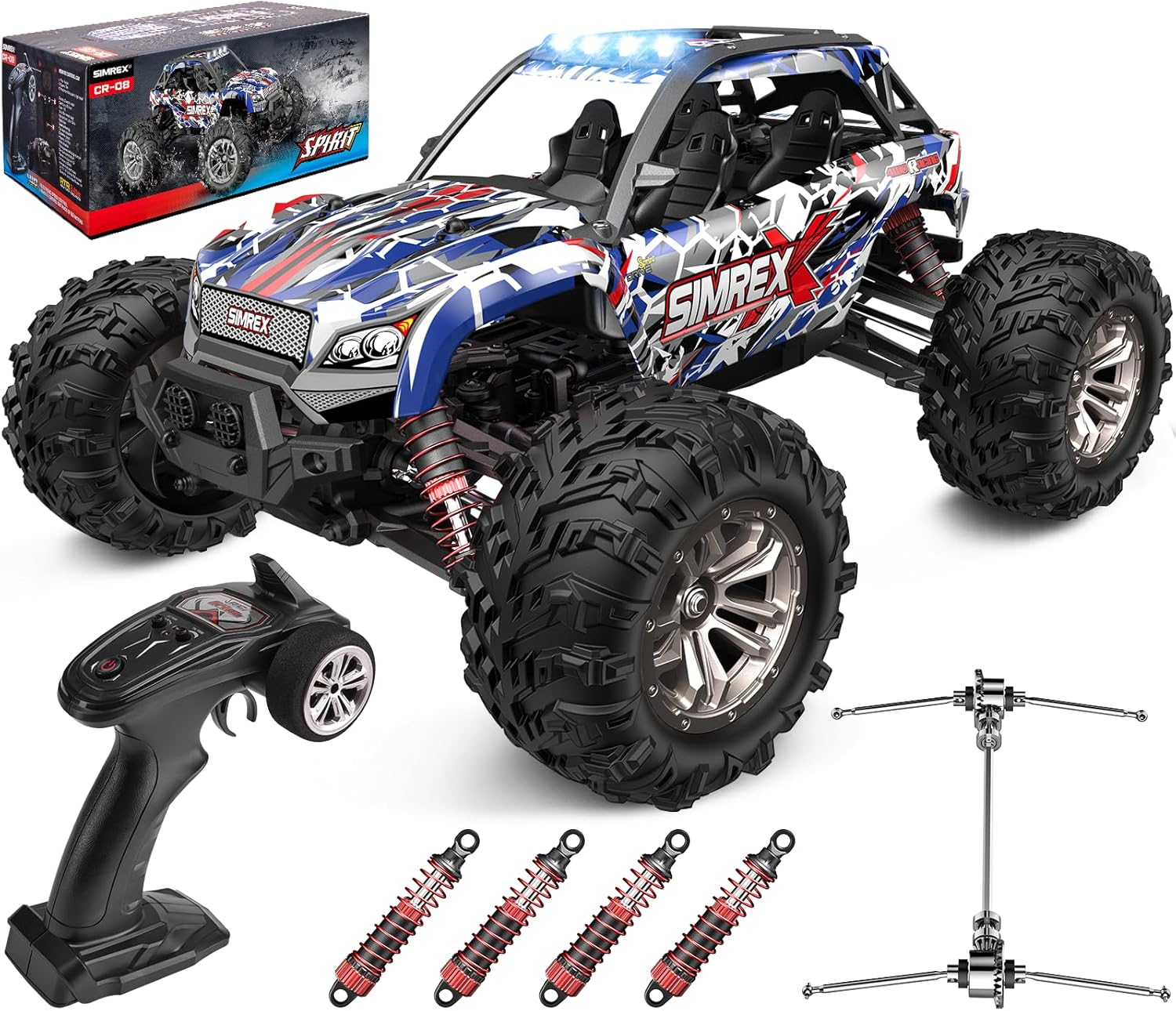 1/16 Scale Hobby Grade 4WD Rem - đánh giá và giá Rc Hobby Grade Monster Truck