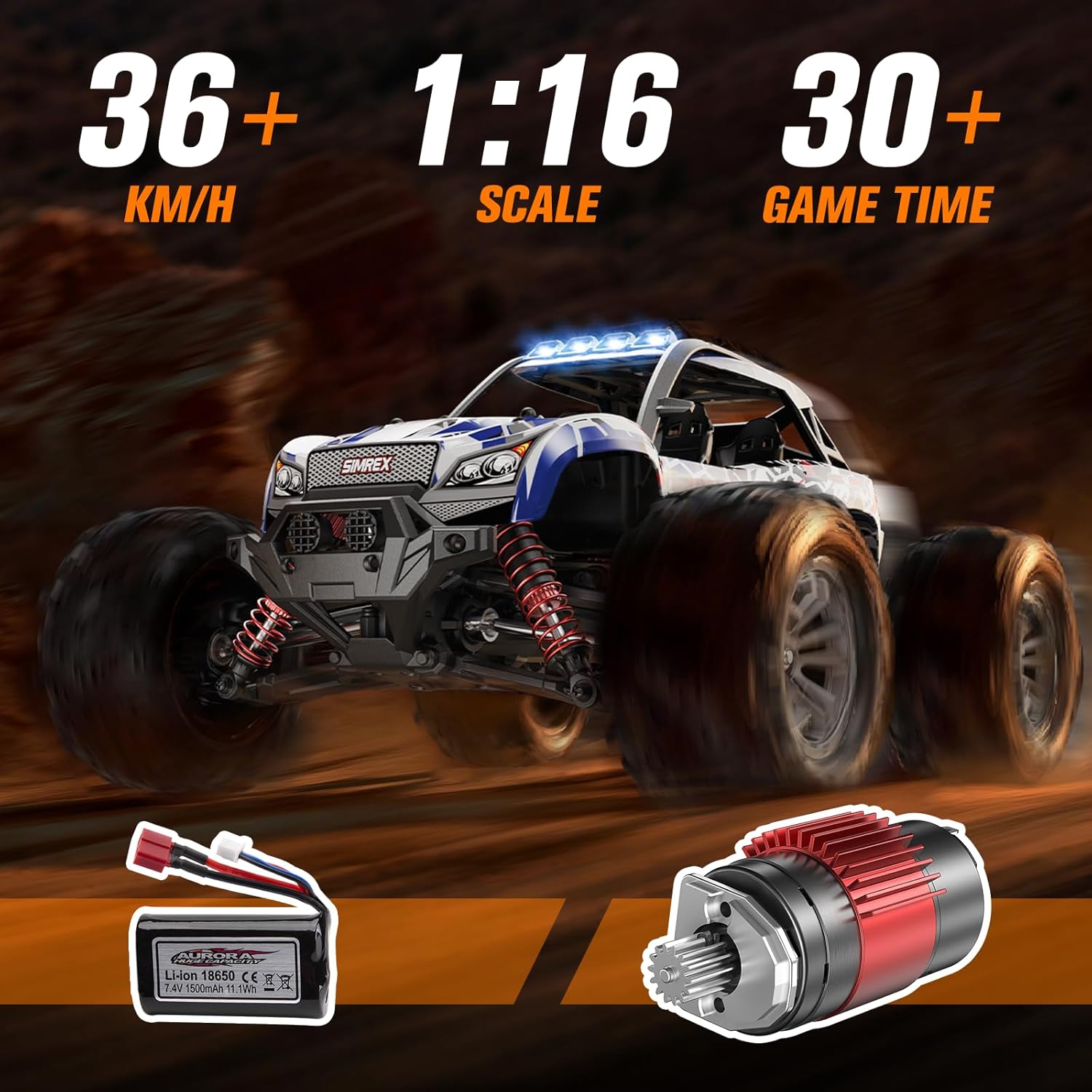 1/16 Scale Hobby Grade 4WD Rem - đánh giá và giá Rc Hobby Grade Monster Truck