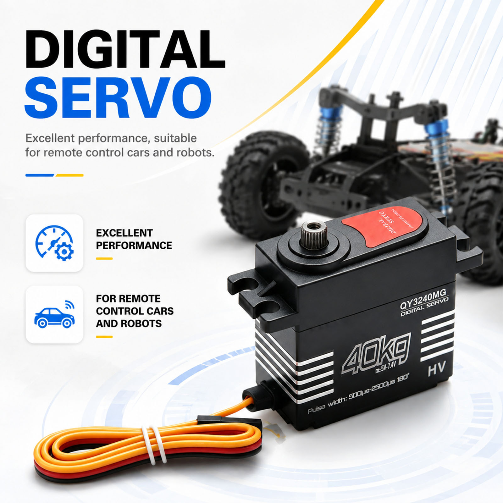 High-Speed Digital Servo 40KG  - đánh giá và giá Rc Hobby Products