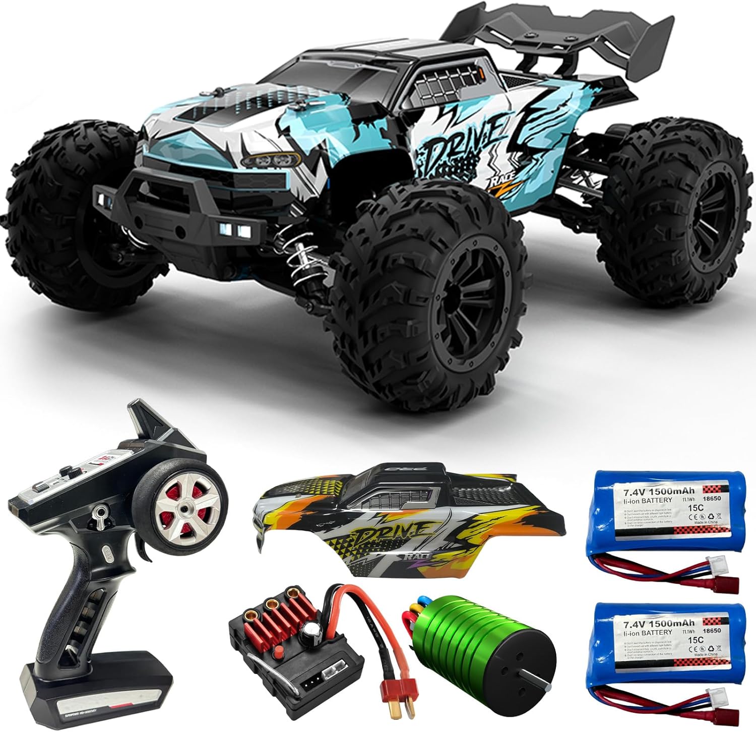 Brushless RC Monster Truck 1:1 - đánh giá và giá Rc Hobby Grade Monster Truck