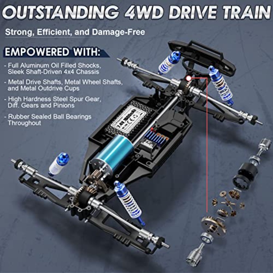 4X4 off-road RC monster truck  - đánh giá và giá Rc Hobby Grade Monster Truck