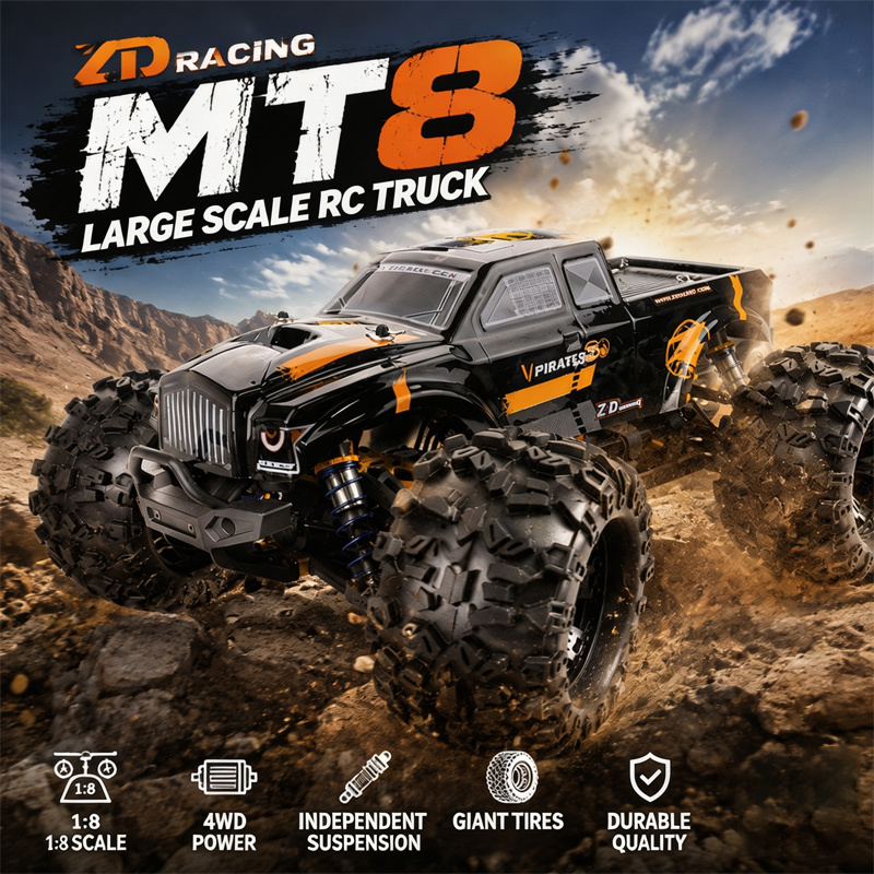 New ZD Racing MT8 RC Monster T - đánh giá và giá Rc Hobby Grade Monster Truck