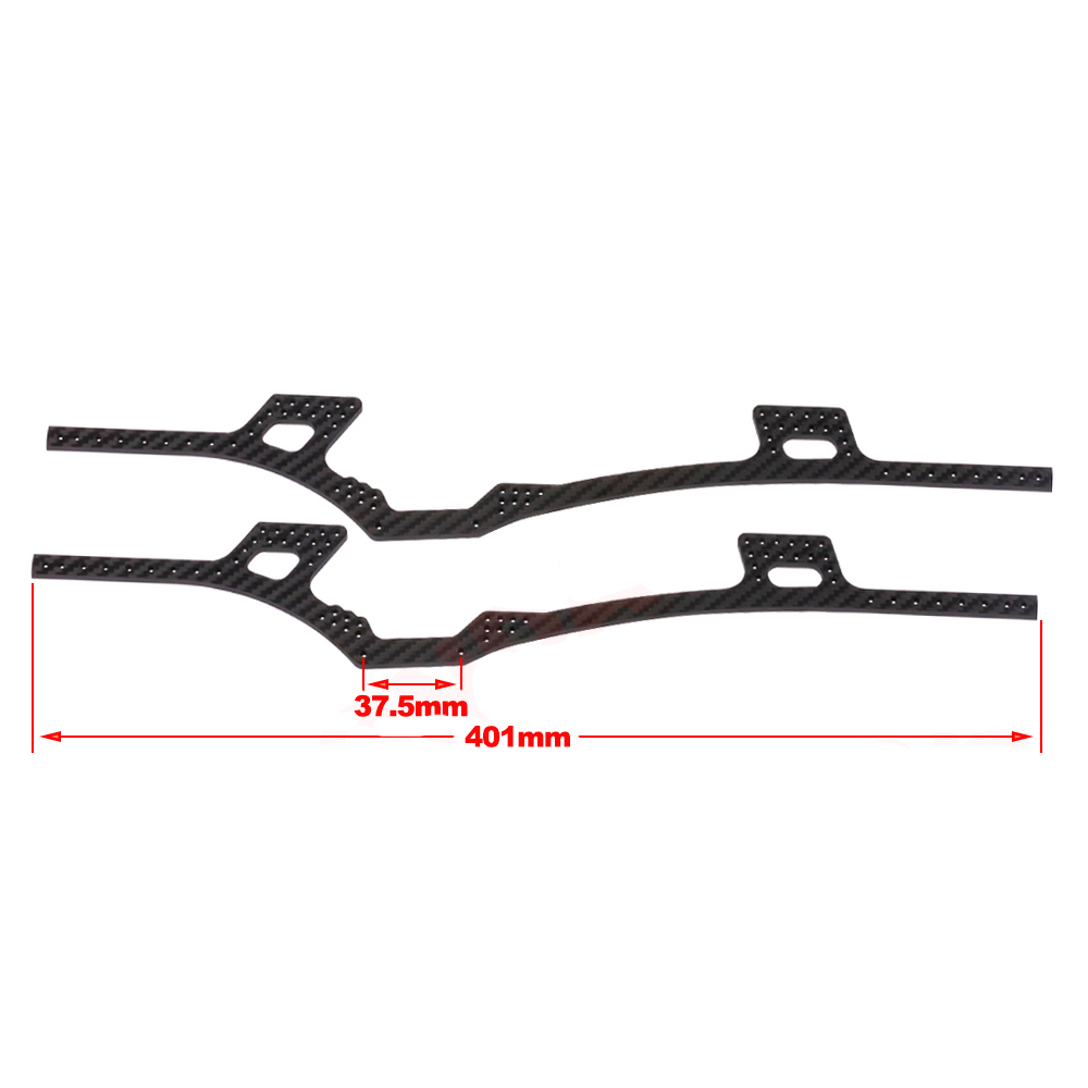 Carbon Sợi LCG Chassis Kit Khu - đánh giá và giá Rc Crawler 4X4