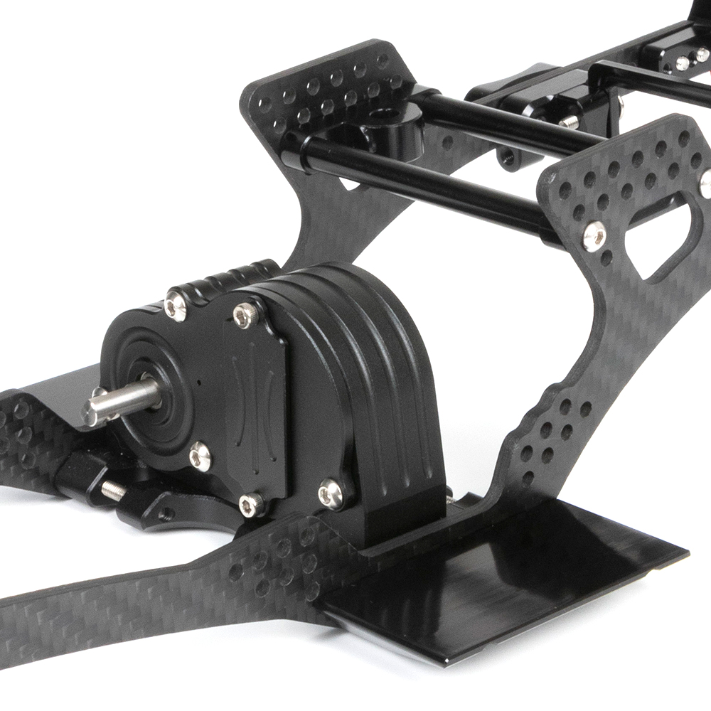 Carbon Sợi LCG Chassis Kit Khu - đánh giá và giá Rc Crawler 4X4