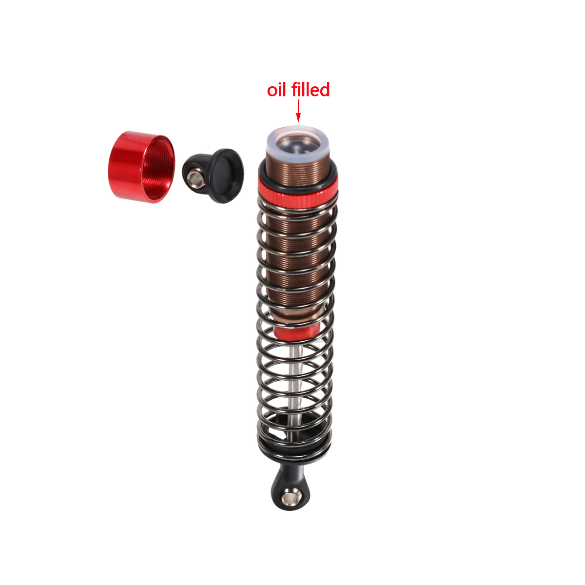 4Pcs Adjustable Oil Filled Sho - đánh giá và giá Rc Crawler 4X4