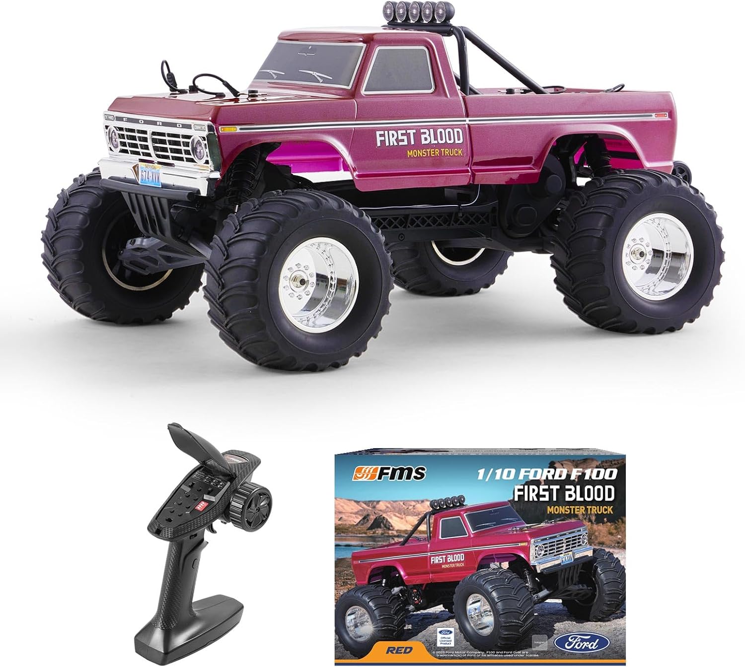 1/10 Scale Ford F-100 RC Monst - đánh giá và giá Rc Hobby Grade Monster Truck