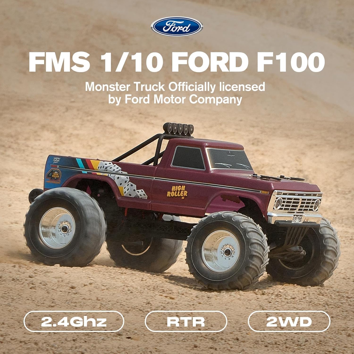 1/10 Scale Ford F-100 RC Monst - đánh giá và giá Rc Hobby Grade Monster Truck