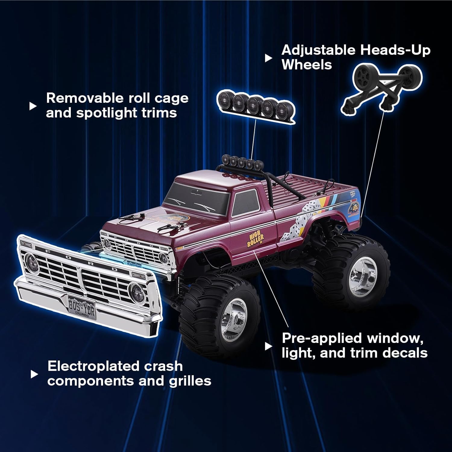 1/10 Scale Ford F-100 RC Monst - đánh giá và giá Rc Hobby Grade Monster Truck