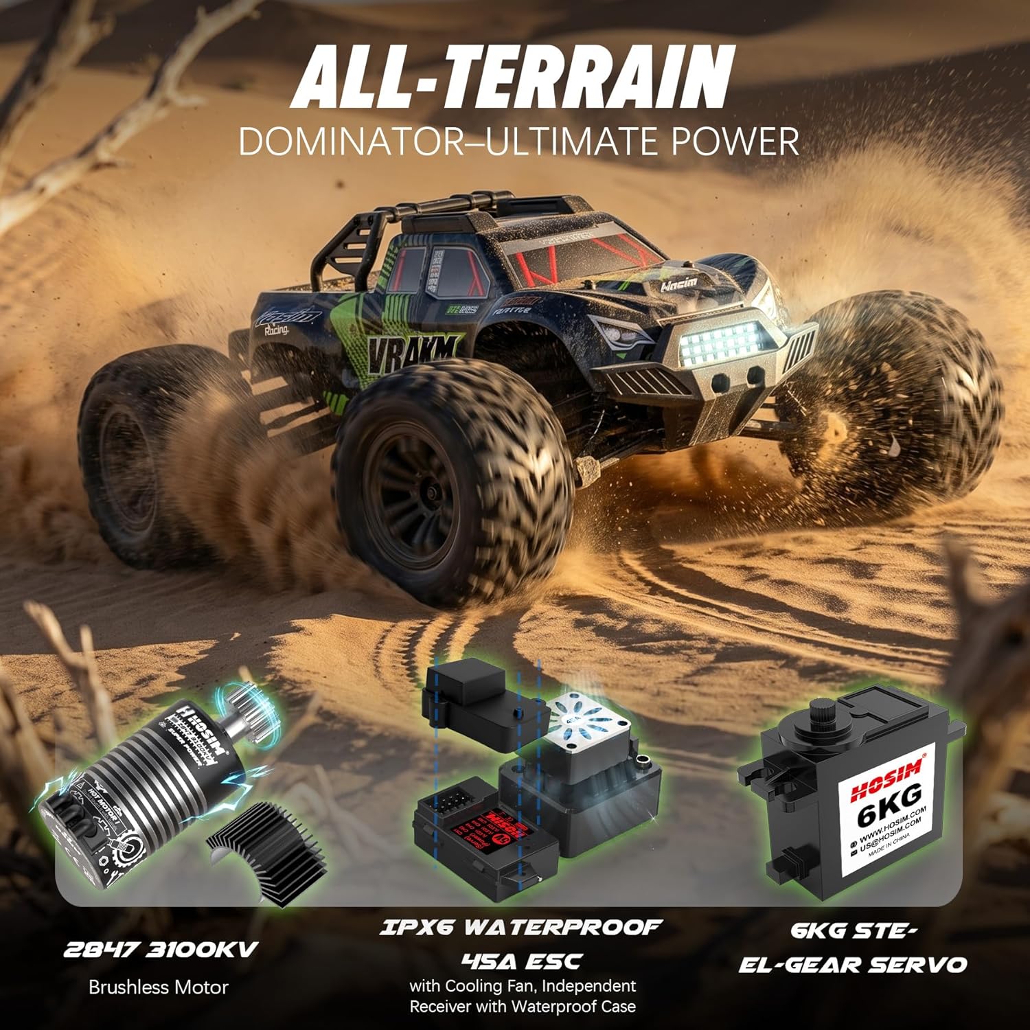 Adult Brushless RC Car, 1/10 S - đánh giá và giá Rc Hobby Grade Monster Truck