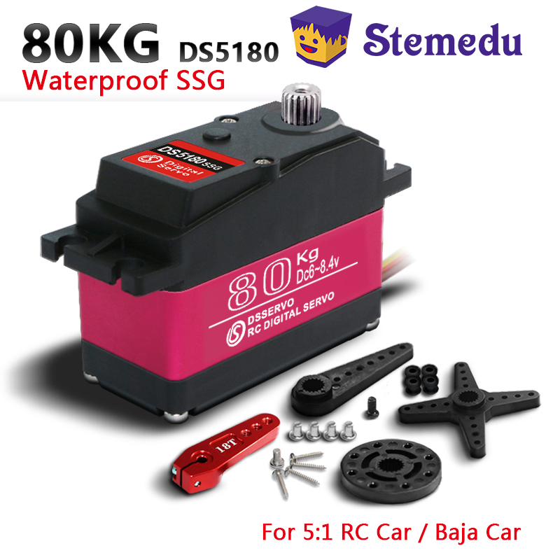Dsservo Waterproof DS5180 80KG - đánh giá và giá Rc Hobby Products
