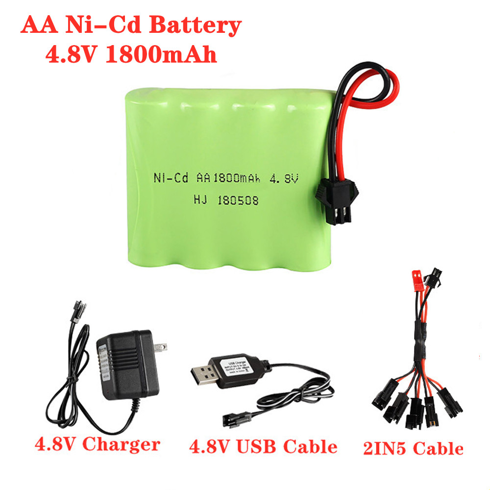 4.8V 1800mAh Ni-Cd AA Battery  - đánh giá và giá Rc Hobby Hub